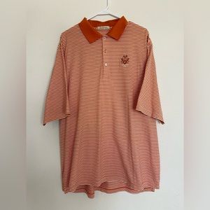 Peter Millar Vinoy Golf Club Polo Shirt • Size XL Striped  St. Petersburg, FL